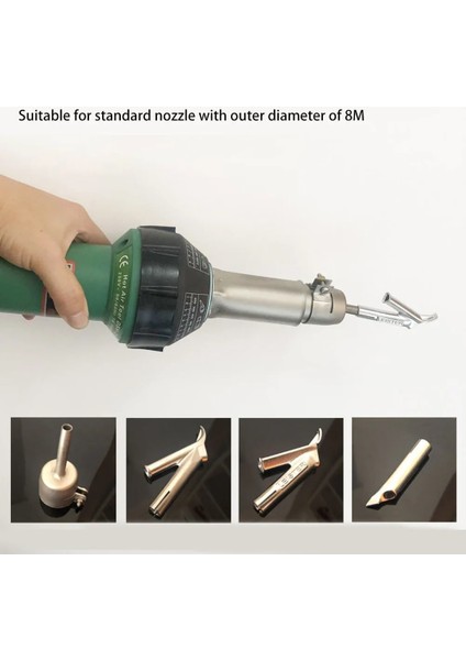 Standart Ağız Stili Eed Kaynak Nozulları Vinil Pvc Plastik Sıcak Hava Üfleyici Üçgen Hız Memesi 5mm Yuvarlak Kaynak Kafası Alaşım Y Tipi (Yurt Dışından) modelleri