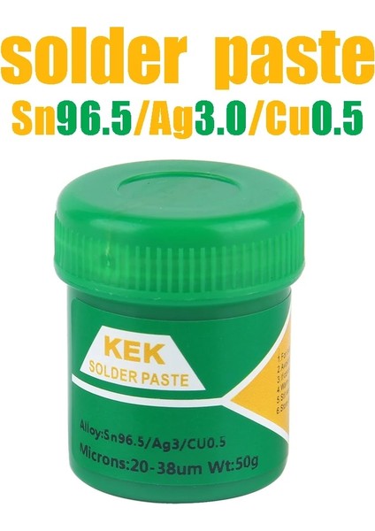 SN64.7 Ag0.3 BI35 Stili 50 Gram Lehim Pastası Bga Onarım Kalay Macunu Smd Patch Vitalizer Kaynak Onarımı Lehim Pastası (Yurt Dışından)