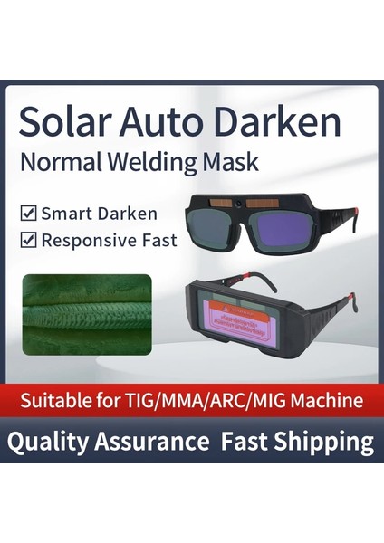 Mingjin Shop 1 YZ05 Gerçek Renk Stili Güneş Otomatik Kararan Gözler Maske Kaynak Kask Kaynak Maskesi Siperliğipatcheyes Kaynakçı Gözler Gözlük (Yurt Dışından)