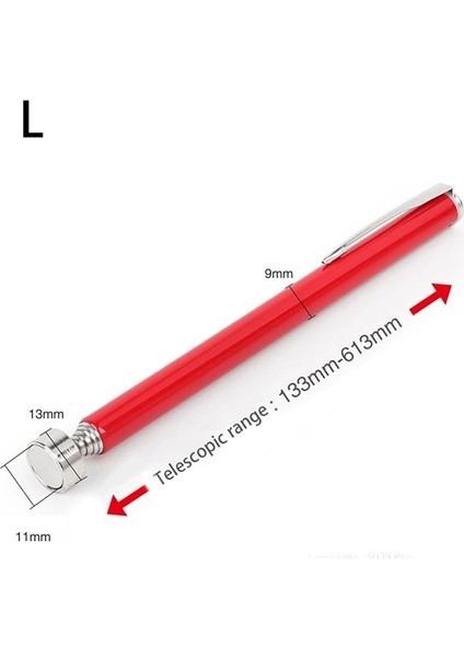 Mavi Stil Mortable Teleskopik Mıknatıs Manyetik Kalem Pick Up Somun ve Cıvata Promosyon El Aletleri Ayarlanabilir Uzunluk Gümüş Ton (Yurt Dışından)