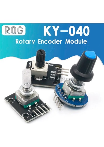 Tip-3 Stili Arduino Tuğla Sensör Anahtarı Geliştirme Kurulu KY-040 Wit Için 360 Derece Döner Kodlayıcı Modülü (Yurt Dışından)