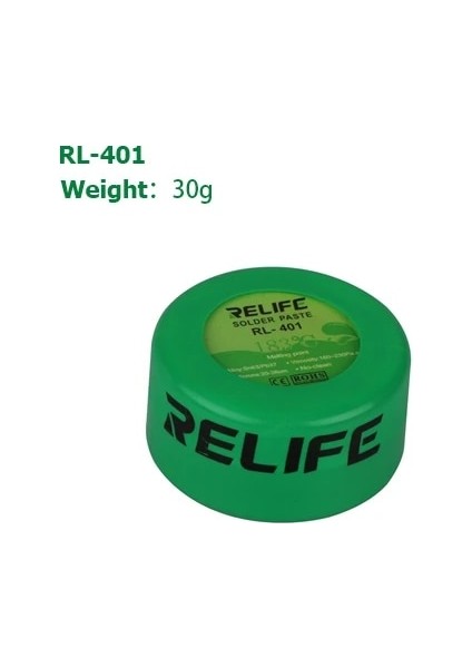 RL-401 Tarzı Relıfe Rl Havya Macunu iPhone Anakart Onarımı Için Düşük Sıcaklık Bga Reballing Lehimleme Akı (Yurt Dışından)