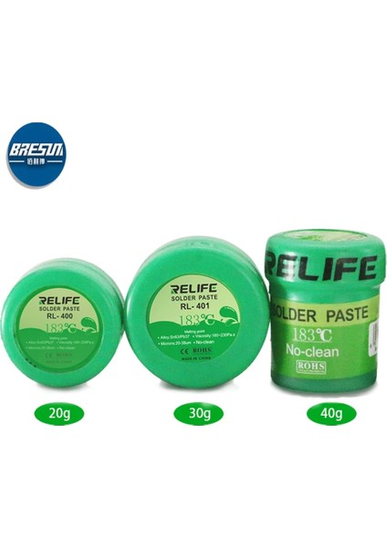 RL-401 Tarzı Relıfe Rl Havya Macunu iPhone Anakart Onarımı Için Düşük Sıcaklık Bga Reballing Lehimleme Akı (Yurt Dışından) indirimleri
