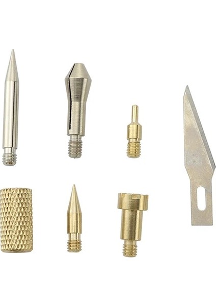 Altın Tarzı Dıy Ahşap Sanat Yanan Kabartmalı Teneke Kalem Gravür Seti Ağaç Işleme Elektrikli Havya Gravür Pyrography Aracı Set (Yurt Dışından)