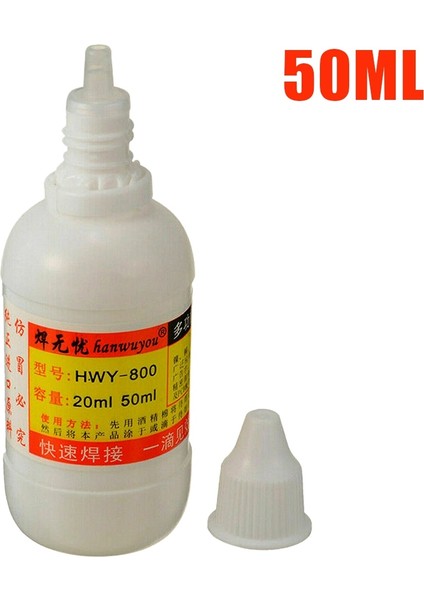 50ML Tarzı 20 Mlml Ev Paslanmaz Çelik Sıvı Akı Kaynak Lehim Toksik Olmayan Bakır Macunu Akı Sıvı Lehim Pastası Lehimleme Aksesuarları (Yurt Dışından)