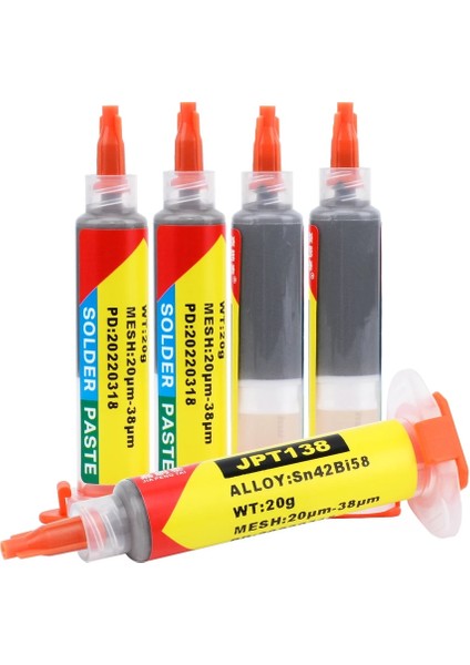4258-35G Tarzı Iğne Tüpü Lehim Pastası Şırınga Kalay Macunu Düşük Sıcaklık Kaynak Smd Bileşen B Lehim Uygun Hızlı ve Sağlam (Yurt Dışından) fiyatları