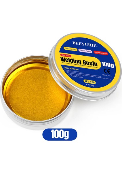 100G Tarzı 1 Parça 50GG Katı Rosin Lehim Pastası Akı Macunu Malzemesi Yüksek Saflıkta Havya Ucu Temizlemetamirlehimlemekaynak (Yurt Dışından)