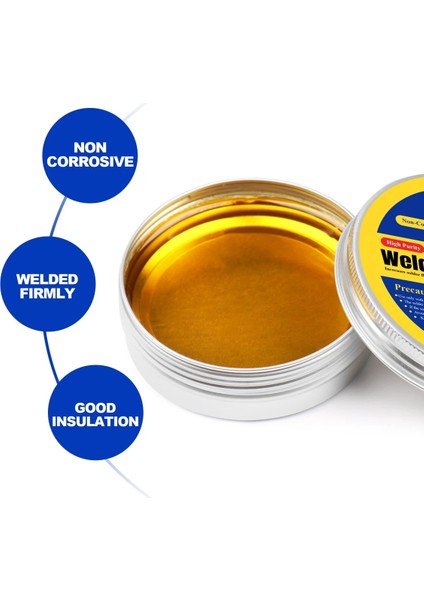 100G Tarzı 1 Parça 50GG Katı Rosin Lehim Pastası Akı Macunu Malzemesi Yüksek Saflıkta Havya Ucu Temizlemetamirlehimlemekaynak (Yurt Dışından) fırsatları