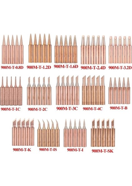 Altın Tarzı 900M T Is M-T Bakır Havya Ipuçları Kaynak Ekipmanları Lehimleme Malzemeleri Için Kurşunsuz Kaynak Lehim Ucu (Yurt Dışından)