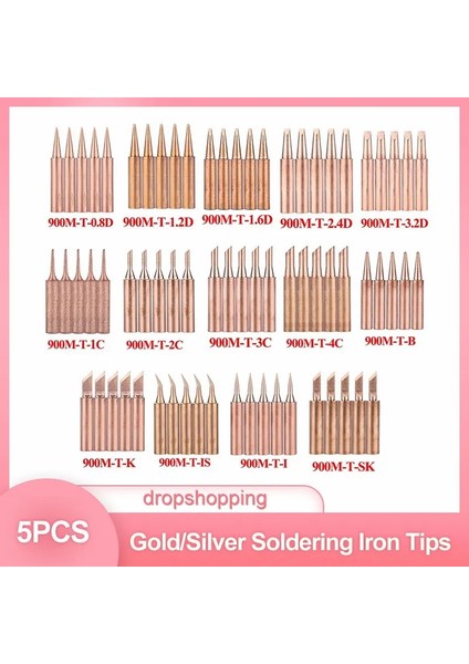 Altın Tarzı 900M T Is M-T Bakır Havya Ipuçları Kaynak Ekipmanları Lehimleme Malzemeleri Için Kurşunsuz Kaynak Lehim Ucu (Yurt Dışından) modelleri