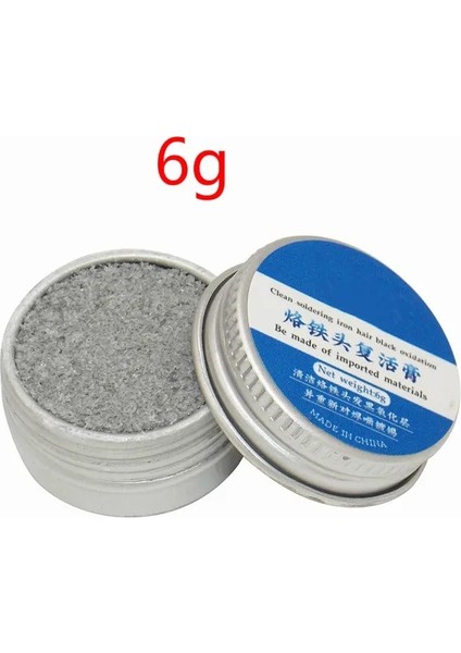 1 Adet 6g Tarzı Havya Ucu Tazeleyici Krem Temiz Elektrikli Havya Kafası Kaynak Flusları Oksidasyon Kararma Ucu Tazeleyici Üst Teneke 20G (Yurt Dışından)