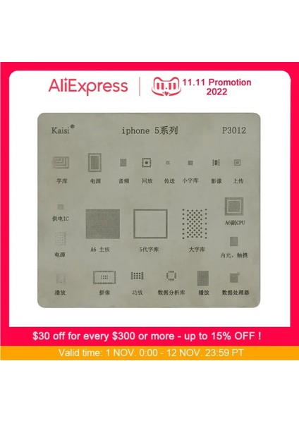 iPhone x Tarzı Yüksek Li Bga Reballing Stencil Adanmış Kiti iPhone x Xs Xr Xs Max Anakart I Reballing Şablonlar (Yurt Dışından) fırsatları