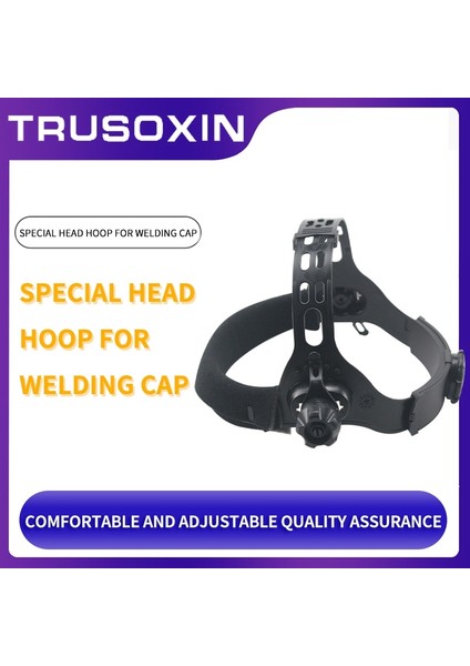 WB03 Stili Güneş Otomatik Kararan Kaynakçı Maskesi Aksesuarları Kare Delik Kaynak Kask Kafa Bandı Giyen (Yurt Dışından)