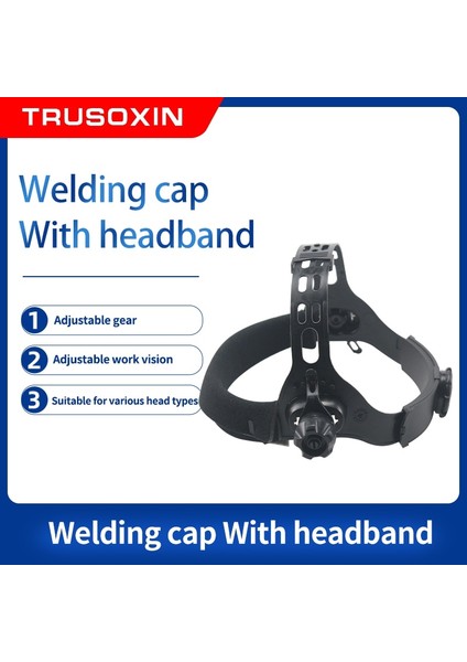 WB03 Stili Güneş Otomatik Kararan Kaynakçı Maskesi Aksesuarları Kare Delik Kaynak Kask Kafa Bandı Giyen (Yurt Dışından) fırsatları