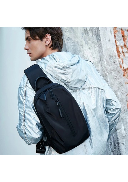 USB Şarj Portlu Erkekler Naylon Crossbody Çok Fonksiyonlu Açık Seyahat Su Geçirmez Sırt Erkek Günlük Messenger Göğüs Çanta (Yurt Dışından) fiyatları