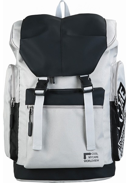 Erkekler Sırt Kore Modası Büyük Kapasiteli Su Geçirmez Açık Seyahat Sırt Üniversite Öğrencileri Günlük Spor Okul Sırt Çantası (Yurt Dışından)