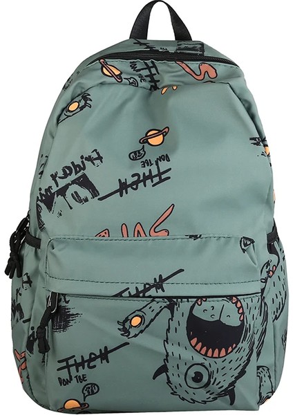 Ana Akım Olmayan Baskı Sırt Büyük Kızlar Naylon Okul Kız Cool Öğrenci Sırt Dizüstü Kadın Trend Spotting Sırt Çantası (Yurt Dışından)