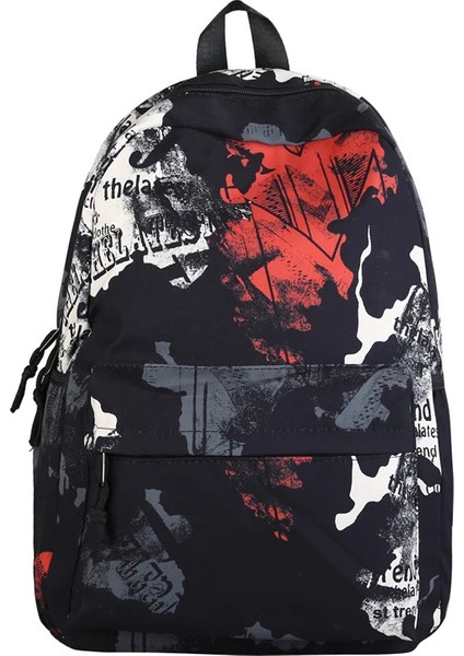 Ana Akım Olmayan Baskı Sırt Büyük Kızlar Naylon Okul Kız Serin Öğrenci Sırt Dizüstü Kadın Trend Spotting Çanta (Yurt Dışından)