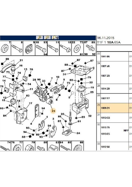 Sağ Alt Kulak Burcu Partner 307 406 (180921-R55130-MH13200)