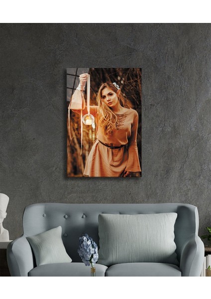 Kadınlar Peri Kızı Cam Tablo fiyatları