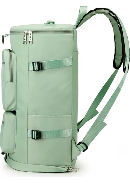 Kadın Seyahat Sırt Büyük Kapasiteli Kuru Islak Ayırma Spor Yüzme Su Geçirmez USB Şarj Portu Sırt Okul Çantası (Yurt Dışından) fırsatları