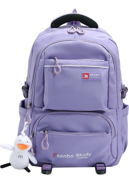 Büyük Kadın Sırt Hırsızlığa Karşı Kadın Sırt Unisex Su Geçirmez Naylon Okul Seyahat Sırt Genç Kız Kitap Çanta (Yurt Dışından)