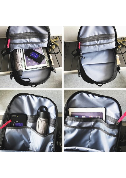 Serin Yansıma Unisex Sırt Su Geçirmez Taktik Erkek Sırt Büyük Kapasiteli Seyahat Sırt Erkek Mochila Hip Hop Boy Çanta (Yurt Dışından) fırsatları