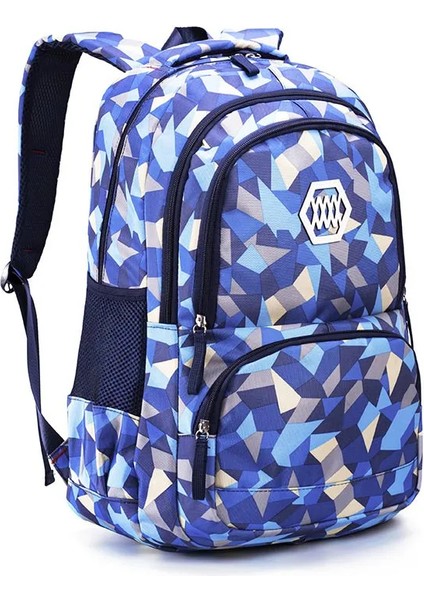 Moda Büyük Kapasiteli Çocuk Okul Gençler Erkek Kız 3-6 Sınıf Okul Sırt Satchel Çocuk Kitap Mochila Çanta (Yurt Dışından)