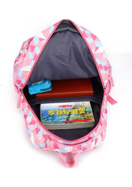 Moda Büyük Kapasiteli Çocuk Okul Gençler Erkek Kız 3-6 Sınıf Okul Sırt Satchel Çocuk Kitap Mochila Çanta (Yurt Dışından) fırsatları