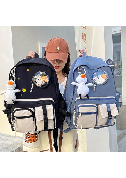 Çalışma Kadın Büyük Kapasiteli Sırt Erkek Kız Okul Kitapları Genç Kızlar Için Kawaii Üniversite Öğrenci Çocuk Kitap Sırt Çantası (Yurt Dışından) fiyatları