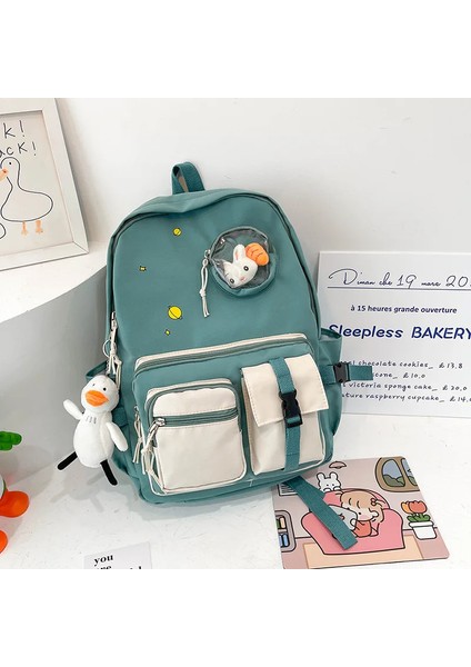 Çalışma Kadın Büyük Kapasiteli Sırt Erkek Kız Okul Kitapları Genç Kızlar Için Kawaii Üniversite Öğrenci Çocuk Kitap Sırt Çantası (Yurt Dışından)