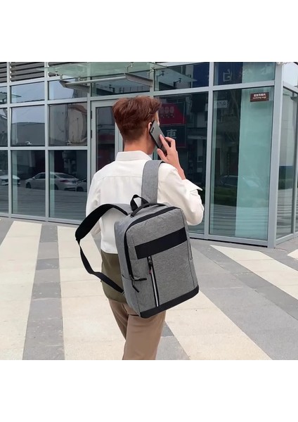 Su Geçirmez Iş Sırt Erkekler USB Okul Sırt 15.6 Inç Dizüstü Bilgisayar Sırt Erkekler Büyük Kapasiteli Bagpacks Sırt Çantası (Yurt Dışından) fiyatları