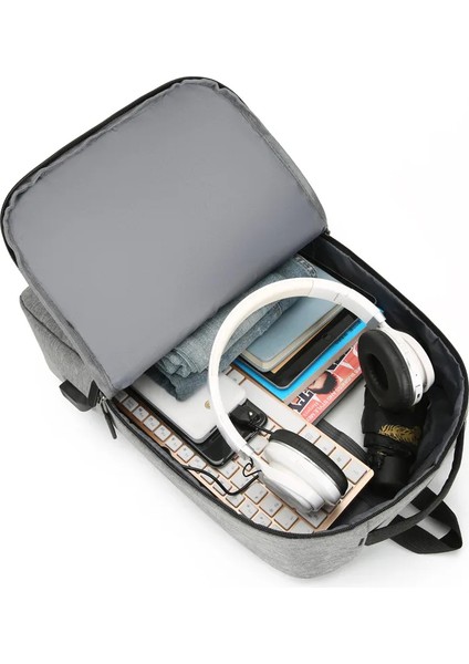 Su Geçirmez Iş Sırt Erkekler USB Okul Sırt 15.6 Inç Dizüstü Bilgisayar Sırt Erkekler Büyük Kapasiteli Bagpacks Sırt Çantası (Yurt Dışından) modelleri