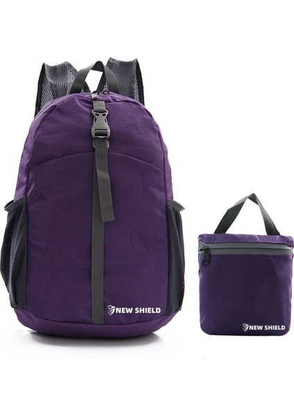 Su Geçirmez Katlanır Sırt Açık Ultra Hafif Taşınabilir Sürme Cilt Dağcılık Seyahat Sırt Öğrenci Okul Çantası (Yurt Dışından)