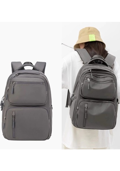 Su Geçirmez Okul Sırt Kadın Moda Laptop Kadın 15 Inç Uçak Seyahat Sırt Erkekler Mochila Büyük Kapasiteli Çanta (Yurt Dışından)