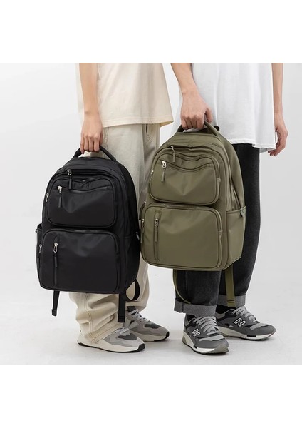 Su Geçirmez Okul Sırt Kadın Moda Laptop Kadın 15 Inç Uçak Seyahat Sırt Erkekler Mochila Büyük Kapasiteli Çanta (Yurt Dışından)
