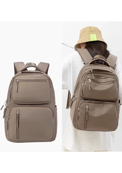 Su Geçirmez Okul Sırt Kadın Moda Laptop Kadın 15 Inç Uçak Seyahat Sırt Erkekler Mochila Büyük Kapasiteli Çanta (Yurt Dışından)