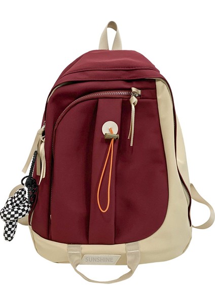 Lise Kızlar Öğrenci Birçok Cep Su Geçirmez Okul Sırt Genç Erkek Kampüs Sırt Çantası (Yurt Dışından)