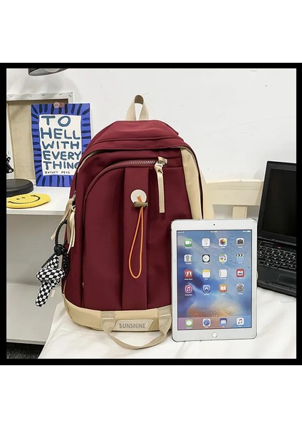 Lise Kızlar Öğrenci Birçok Cep Su Geçirmez Okul Sırt Genç Erkek Kampüs Sırt Çantası (Yurt Dışından) fiyatları