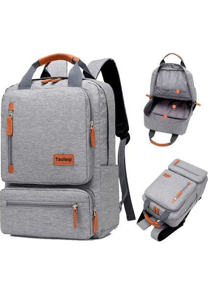 15.6 Inç Laptop Sırt Erkekler Iş Eğlence Seyahat Moda Trend Tuval Sırt Kolej Okul Su Geçirmez Sırt Çantası (Yurt Dışından) fiyatları