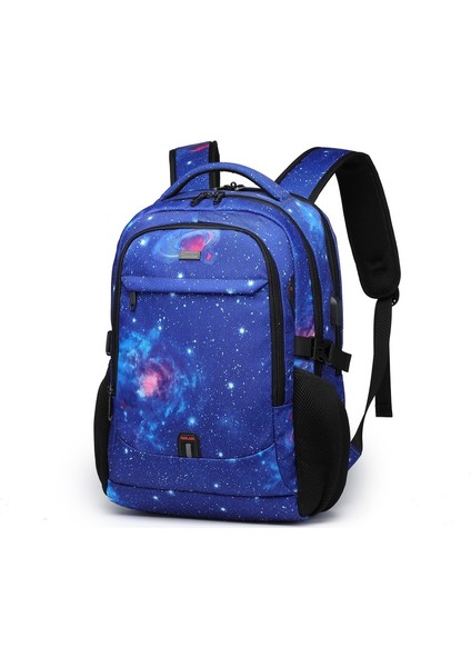 Moda Suya Dayanıklı Iş Sırt Kadın ve Erkekler Seyahat Dizüstü Bilgisayar Sırt 15.6 Inç Erkek Mochila Genç Çanta (Yurt Dışından)