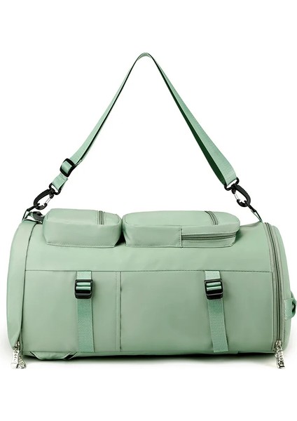 Kadın Seyahat Sırt Büyük Kapasiteli Kuru Islak Ayırma Spor Yüzme Su Geçirmez USB Şarj Portu Sırt Okul Çantası (Yurt Dışından) modelleri