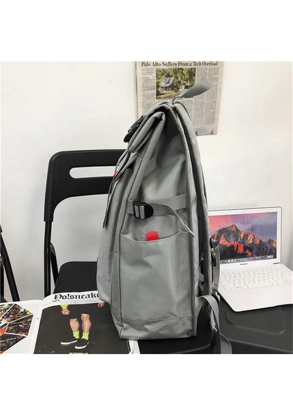 Yansıtıcı Fermuar Tasarımı Erkekler Sırt Gençler Trend Okul Sırt Büyük Kapasiteli Kanca ve Döngü Seyahat Erkek Sırt Çantası (Yurt Dışından) fiyatları