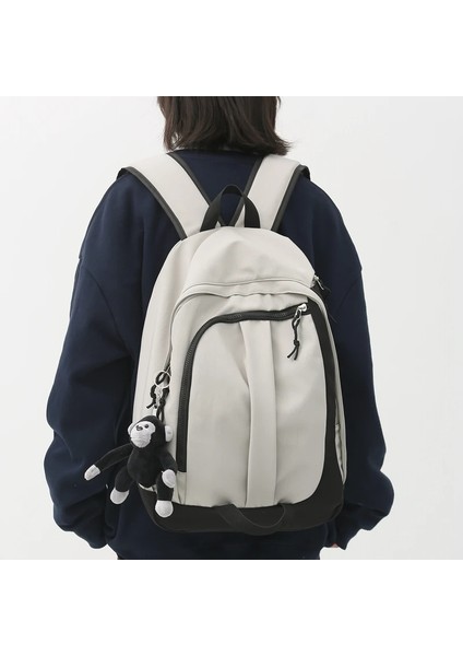 Moda Kitaplar Sırt Serin Öğrenciler Kız Renkler Desen Panelli Sırt 19 Inç Seyahat Koleji Okul Çantası (Yurt Dışından) modelleri