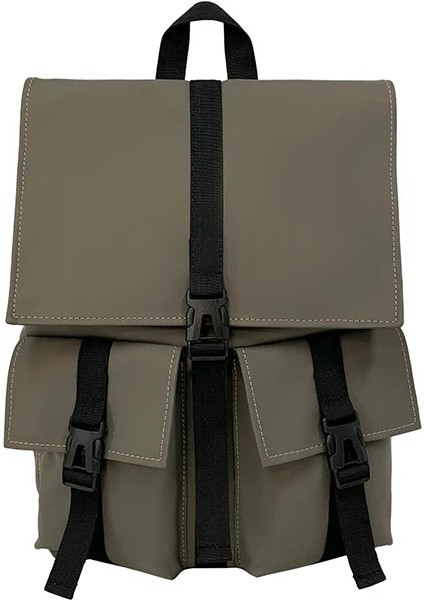 Katı Siyah Erkek Sırt Serin Streetwear Tarzı Erkek Sırt Harajuku Büyük Kapasiteli Okul Erkekler Su Geçirmez Naylon Çanta (Yurt Dışından)