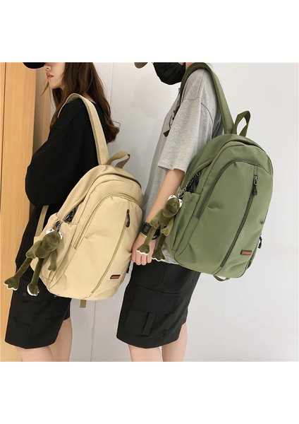 Seyahat Kadın Kitap Sırt Su Geçirmez Naylon Sevimli Okul Kız Serin Öğrenci Sırt Laptop Kadın Moda Kadınlar Trendy Çanta (Yurt Dışından) modelleri