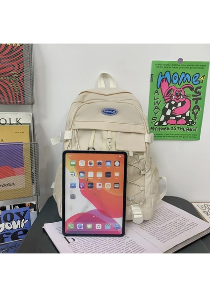 Çift Fermuarlı Çektirmeler Çok Fonksiyonlu Erkek Sırt Okul Genç Kız Öğrenci Omuz Laptop Sırt Sevimli Mochila Çanta (Yurt Dışından) fiyatları