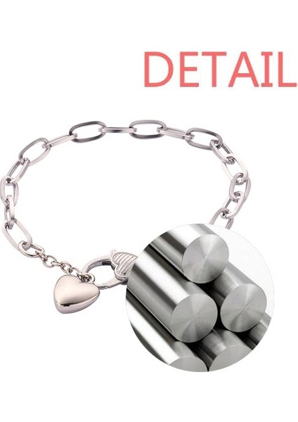 Hayvanlar Temiz Gray Cat Fotoğraf Resim Kalp Chain Bracelet Jewelry Charm Fashion (Yurt Dışından) modelleri