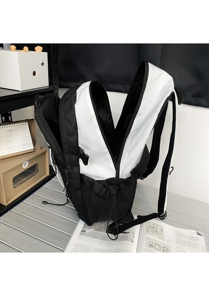 Büyük Kapasiteli Dize Tasarım Eğlence Sırt Moda Sevimli Panelli Okul Öğrenci Seyahat Kız Yan Örgü Torbalar Sırt Çantası (Yurt Dışından) fırsatları