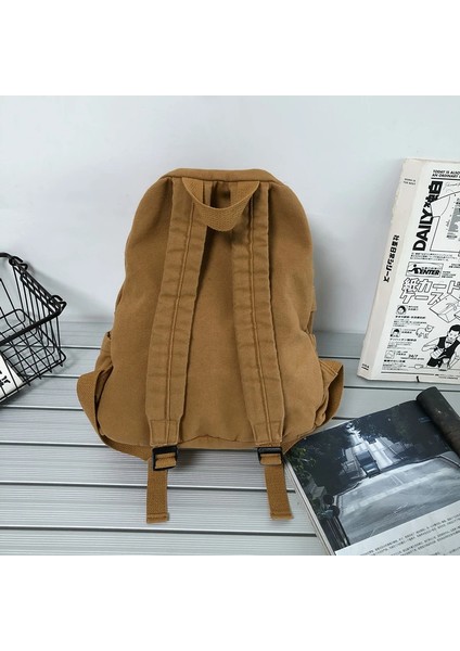 Kış Kalınlaştırılmış Yıkama Kanvas Sırt Okul ve Alışveriş En Sırt Tasarım Seyahat Sırt Çantası (Yurt Dışından) fiyatları